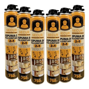 Espuma De Poliuretano 750ml Homey X 6