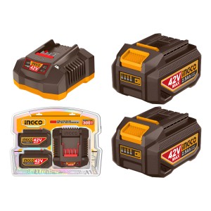 Set X2 Baterias 2.5ah + 1 Cargador 42v P42m Ingco Fbcpm25221