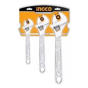 Set X 3 Llaves Francesas Super Select Ingco Hadwk031 - Lnf