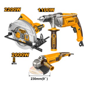 Kit Herramientas Eléctricas Profesionales Ingco - L N F