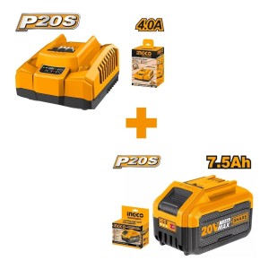 Bateria Litio 7.5 Ah 20 Volt Ingco Fbli2075