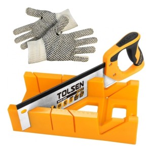 Ingletadora Manual + Serrucho Abs 300mm Tolsen De Manganeso