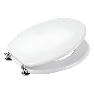 Tapa Inodoro Water Madera Herrajes De Metal - L N F