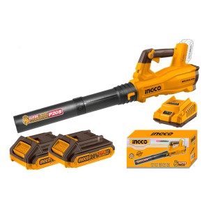 Sopladora A Bateria P20s 2 Bat Cabli204282 Ingco Color Amarillo