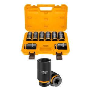 Valija 8pcs Juego Dados Impacto 3/4 Ingco Hkissd34082l