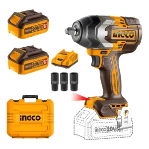 Llave De Impacto Inalámbrica 1/2- 20v 850nm Ingco Ciwli2085