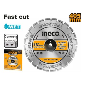 Disco Para Maquina Pavimento 405mm 16 Ingco Dmd044052