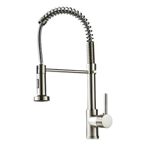 Monocomando Tipo Chef Cocina Mesada Inoxidable 35mm - L N F