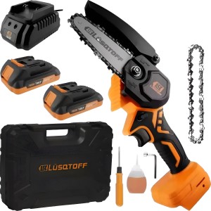 Mini Motosierra + 2 Baterias + Cadenas 18v Lusqtoff - L N F