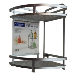 Esquinero De Baño 2 Niveles Ac.inox Palermo - L N F