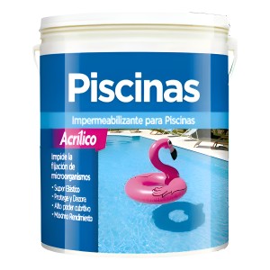 Impermeabilizante Acrílico Para Piscinas Elbex 10lts
