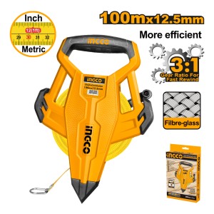 Huincha De Medir Fibra 100mts Ingco Hfmt83100