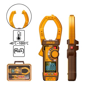 Pinza Amperimétrica Digital Ac 1000a Ingco Dcm610001 - L N F