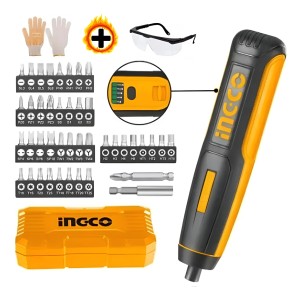 Kit Mon Go Atornillador Csdli0403 A Bateria 4v Ingco