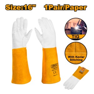 Guantes De Cuero Hgvg01 Ingco - L N F