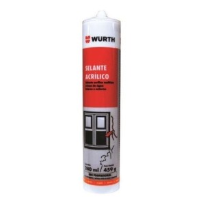 Sellador Acrílico Pintable Wurt Grietas 280 Ml