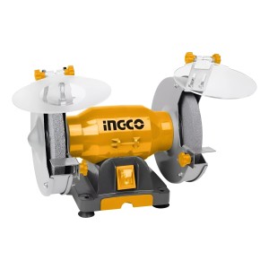 Esmeril 6'' Amoladora De Banco 150w Industrial Ingco Moto Color Amarillo