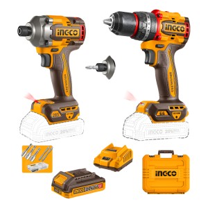 Taladro Atornillador Percutor 66nm + Impacto Ckli20277 Ingco