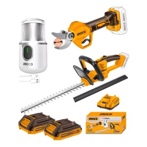 Tijera Poda + Cortacerco + Molinillo Cosli240688 Ingco