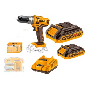 Atornillador Percutor Ingco Cidli201455 C/bat/carg - Lnf