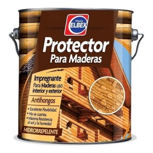 Protector De Madera Elbex 1 L Exterior Interior Cristal