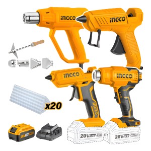 Kit Pistolas De Calor Y Silicona Eléctrica E Inalámbrica 4ah