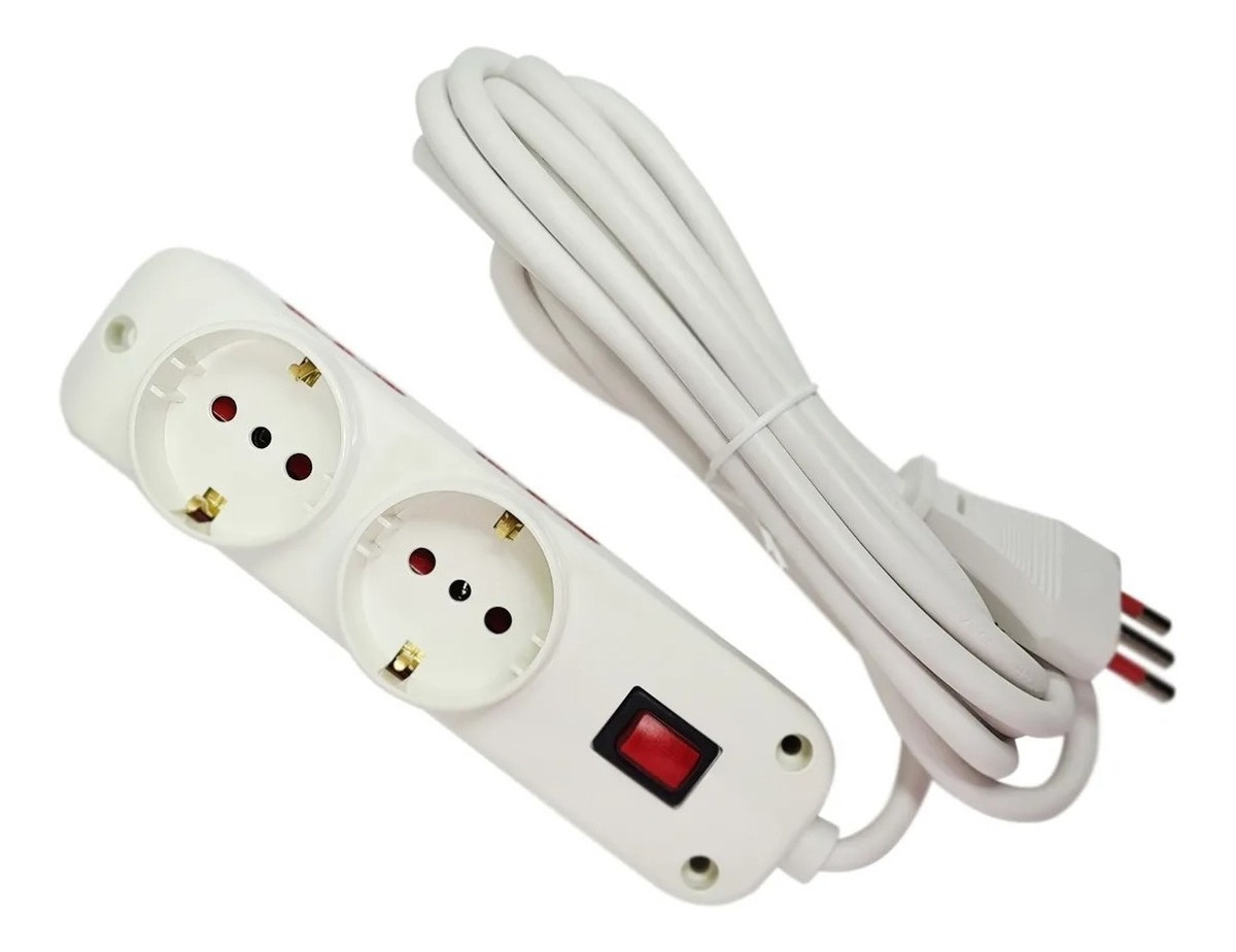 Alargue Zapatilla Prolongador 6 Modul Cable 3 Metros Conatel - Imagen 2