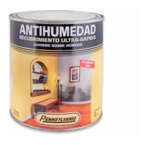 Pintura Antihumedad Pennsylvania 1litro Rinde: 2 M² Por Kg