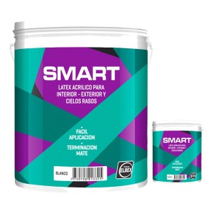 18l + 3,6l Pintura Elbex Latex Int Ext Lavable Antihongos