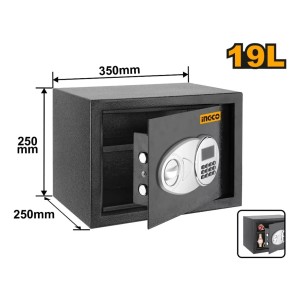 Caja Fuerte Digital 19lt Ingco Esf2502 S.genesis - Lnf