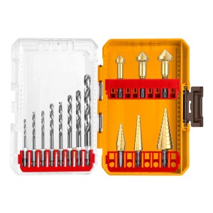 Set 14 Mechas Hss, Conicas Y Avellanadora Ingco Akdl61401