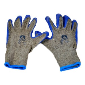 Guantes Lanilla Goma Azul Secur - Lnf
