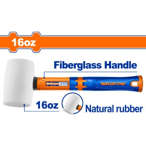 Martillo Goma 450g Blanco Wadfow Whm7304