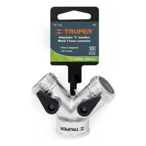 Canilla Cierre De Agua Independiente Riego Duplicador Truper