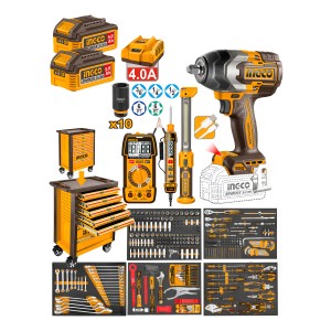 Set 369 Herramientas + Gabinete Metalico Ingco Htcs283692