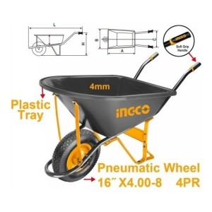 Carretilla Rueda Neumatica 100l 150kg Hhwb66018 - Lnf