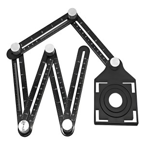 Regla Plegable Ajustable 6 Piezas Aluminio Wadfow Wsr5601