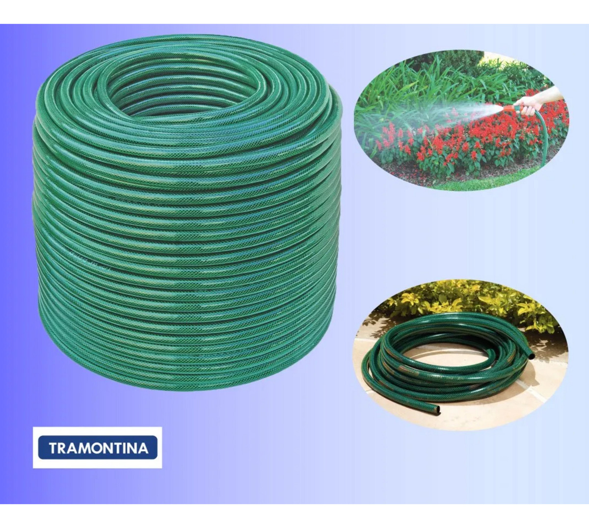 Manguera Riego Jardin 1/2 Con Malla Tramontina X 2m - Imagen 3