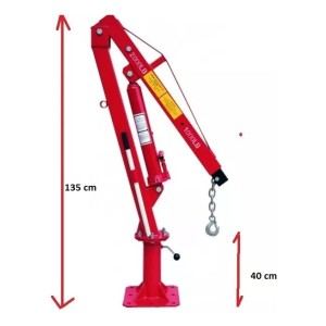 Guinche O Grua Giratoria Equus Para Camioneta O Camión 900kg