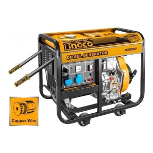Generador Diesel 5.0 Kw Gde50001 Ingco