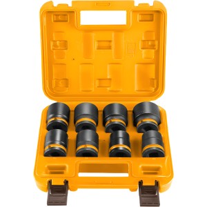 Valija 8pcs Juego Dados Impacto 3/4 55mm Ingco Hkissd34081