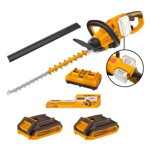 Corta Cerco A Bateria 650mm 40v Bateria P20s Ingco Brushless Color Amarillo