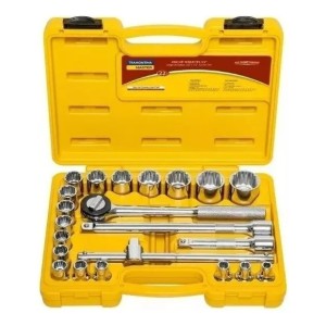 Juego Dados 22 Piezas Encastre 1/2'' Tramontina Master