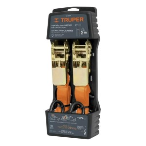 2 Cinta Sujetadora Malacate Vehículo 3 Mts Carga Max 675 Kg