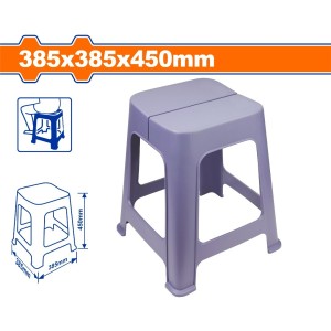 Banco Plástico 385x385x450mm Wadfow Wpz1345 - Lnf