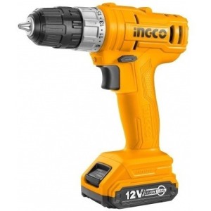 Taladro Atornillador Ingco 12 V 10 Mm Bateria Litio Cdli1211