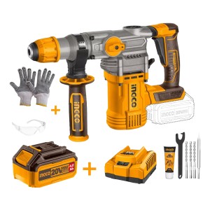 Rotomartillo 20v Ingco Crhli20288 Cargador + Bateria - L N F