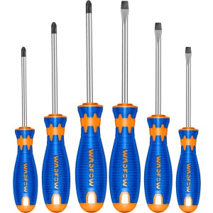 Set 6 Destornilladores Cromo Vanadio Wadfow Ss1206