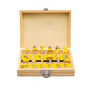 Juego De Fresas Para Router 12 Piezas 6mm Uyustools - L N F