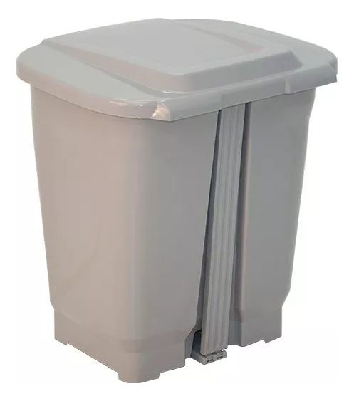 Basurero T-force 25 Lt En Ppl Gris Tramontina - Lnf - Imagen 2